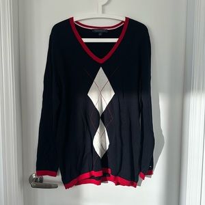 Tommy Hilfiger Argyle Knit sweater. NWOT